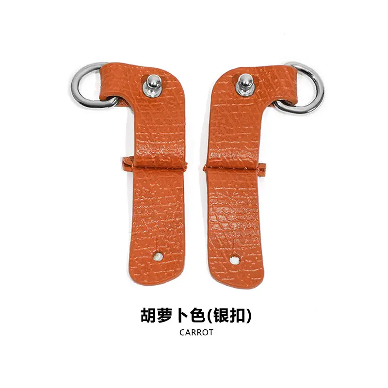 Gray Leather Shoulder Strap for Mini Bag