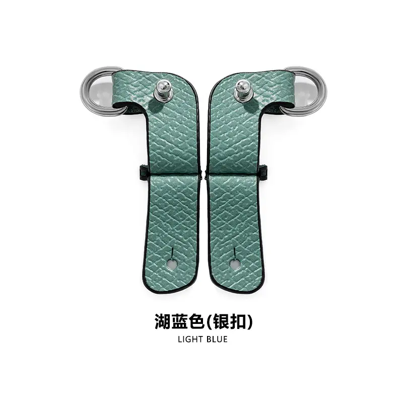 Gray Leather Shoulder Strap for Mini Bag