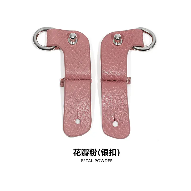 Gray Leather Shoulder Strap for Mini Bag