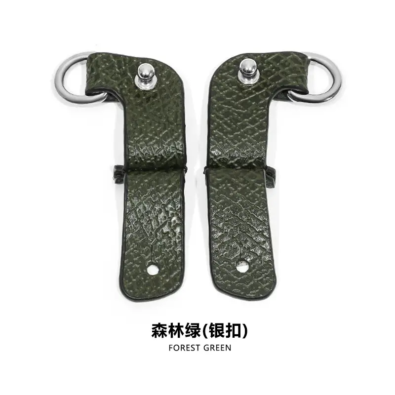 Gray Leather Shoulder Strap for Mini Bag