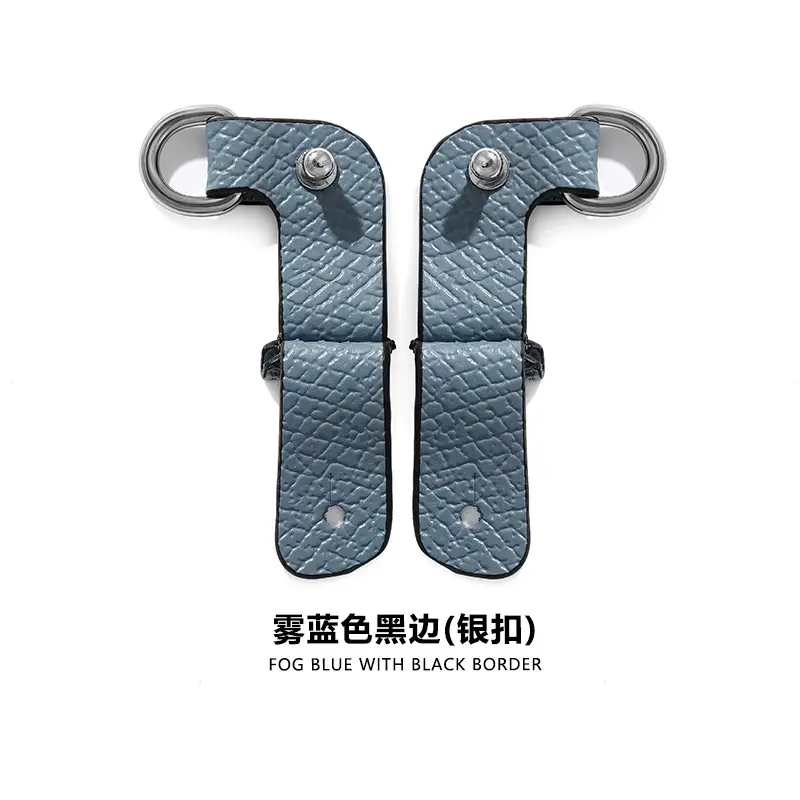 Gray Leather Shoulder Strap for Mini Bag