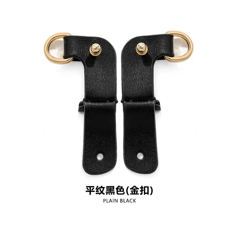 Gray Leather Shoulder Strap for Mini Bag