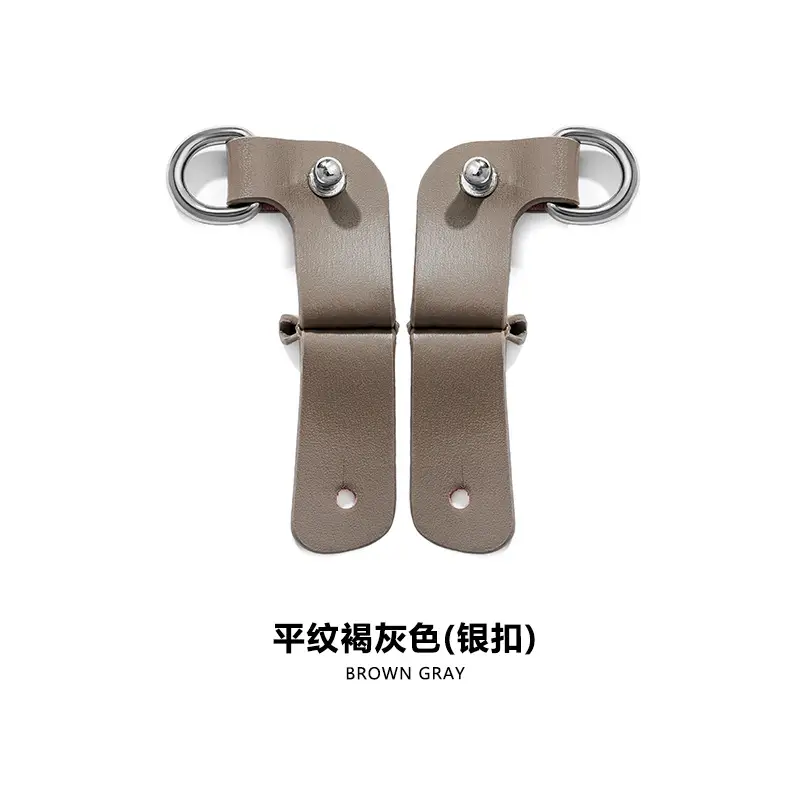Gray Leather Shoulder Strap for Mini Bag