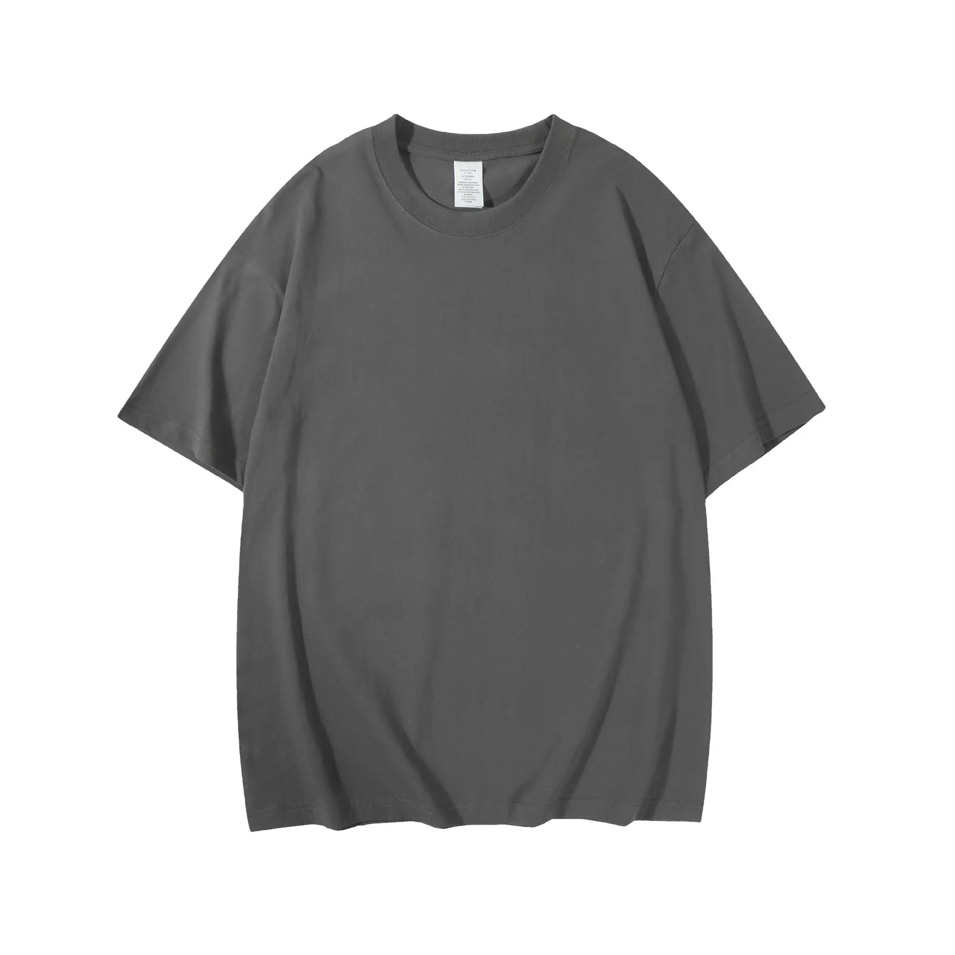 Women Cotton Plain T-Shirt White Round Neck Short Sleeve - Image 8