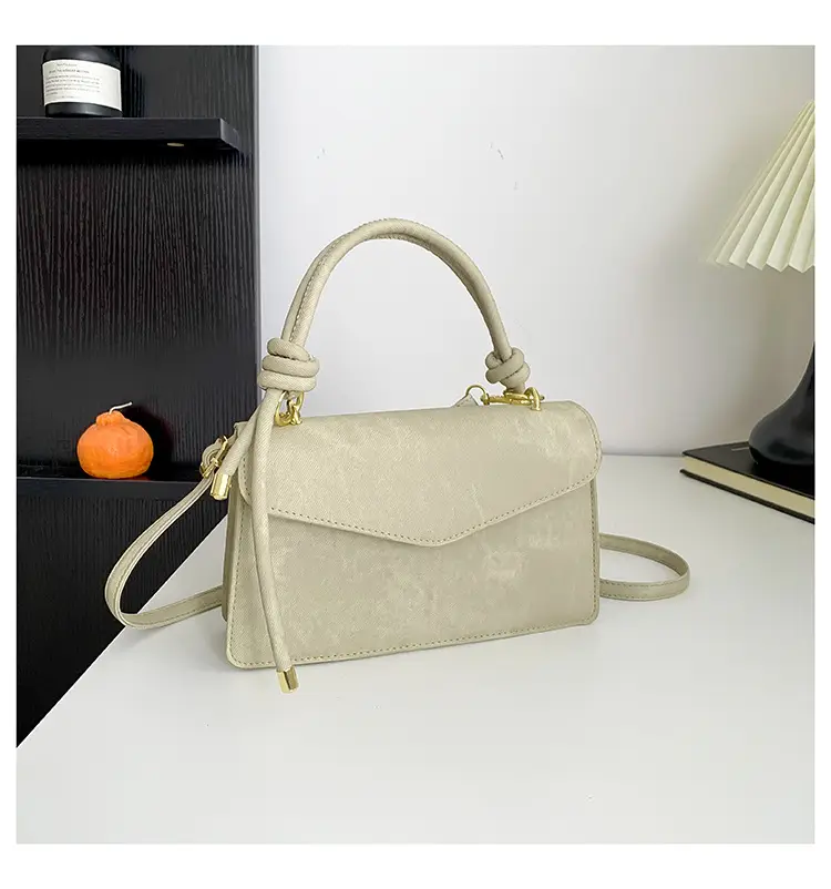 Women's Brown Square Crossbody Bag 2024 Spring New — feature 35