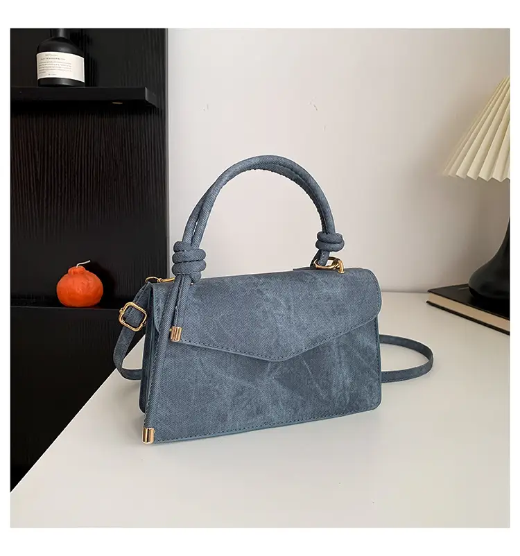 Women's Brown Square Crossbody Bag 2024 Spring New — feature 36