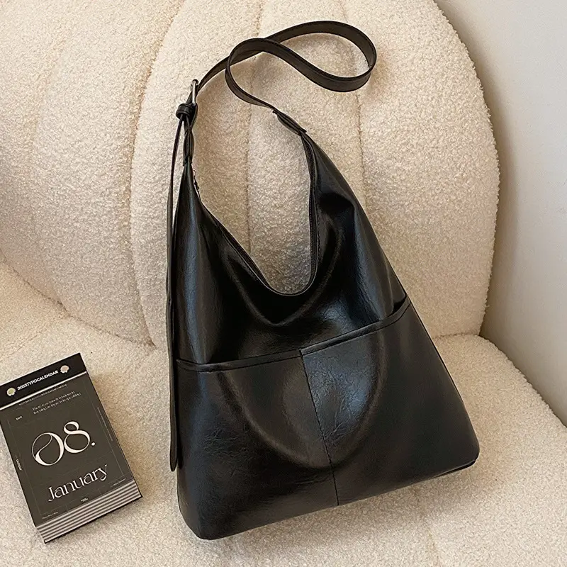 Trendy Women's Brown Crossbody Tote Bag 2026 - Image 5