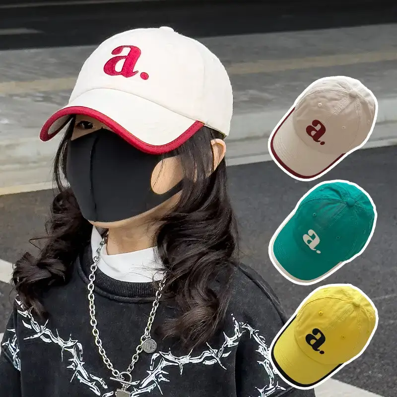 Girls Baseball Cap Yellow Teal White 2026 New Model - Image 4