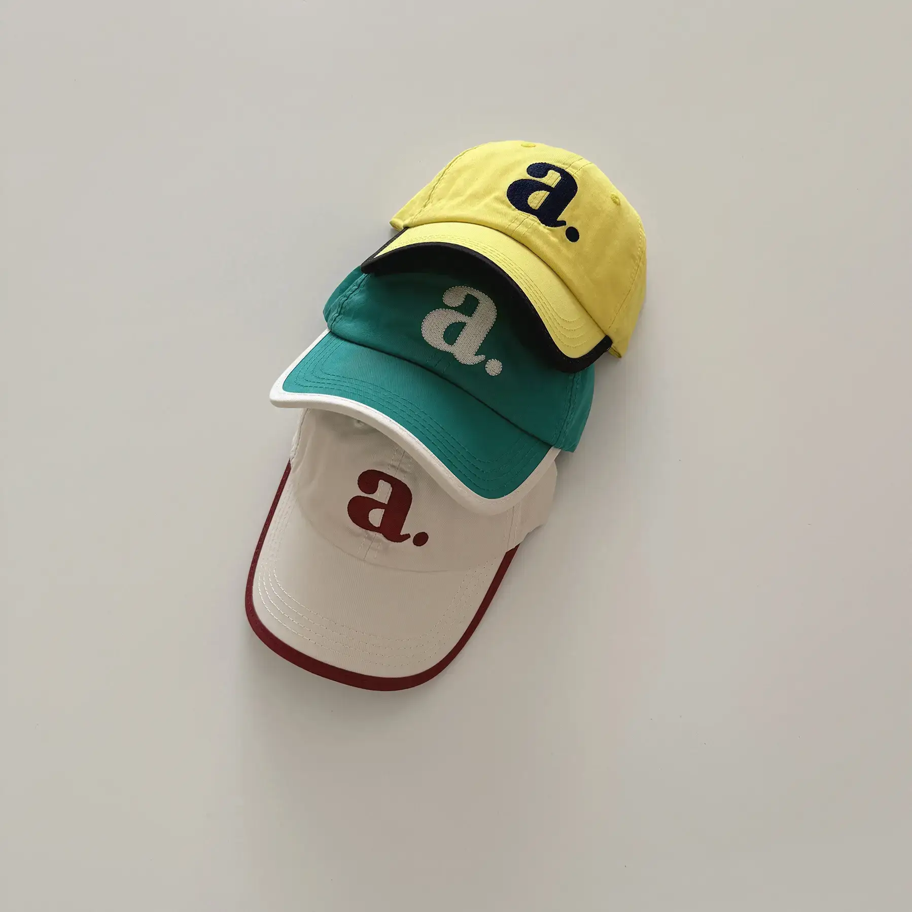 Girls Baseball Cap Yellow Teal White 2026 New Model - Image 5