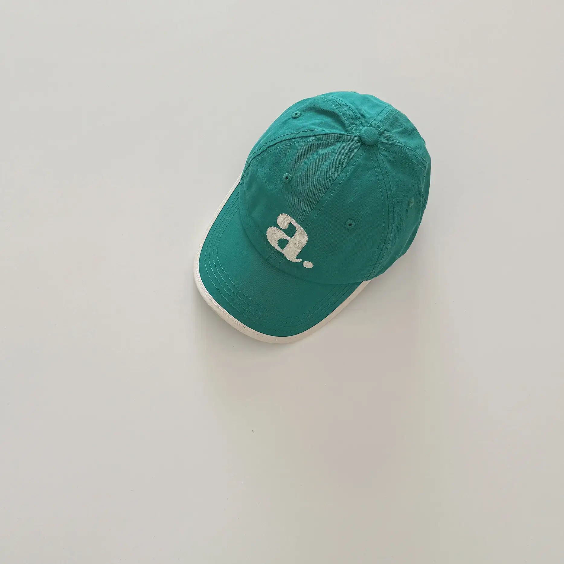 Girls Baseball Cap Yellow Teal White 2026 New Model - Image 2