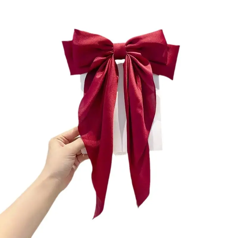 Oversized Bow Hairpin with Pearl Button, Forest Fairy Design - Image 37