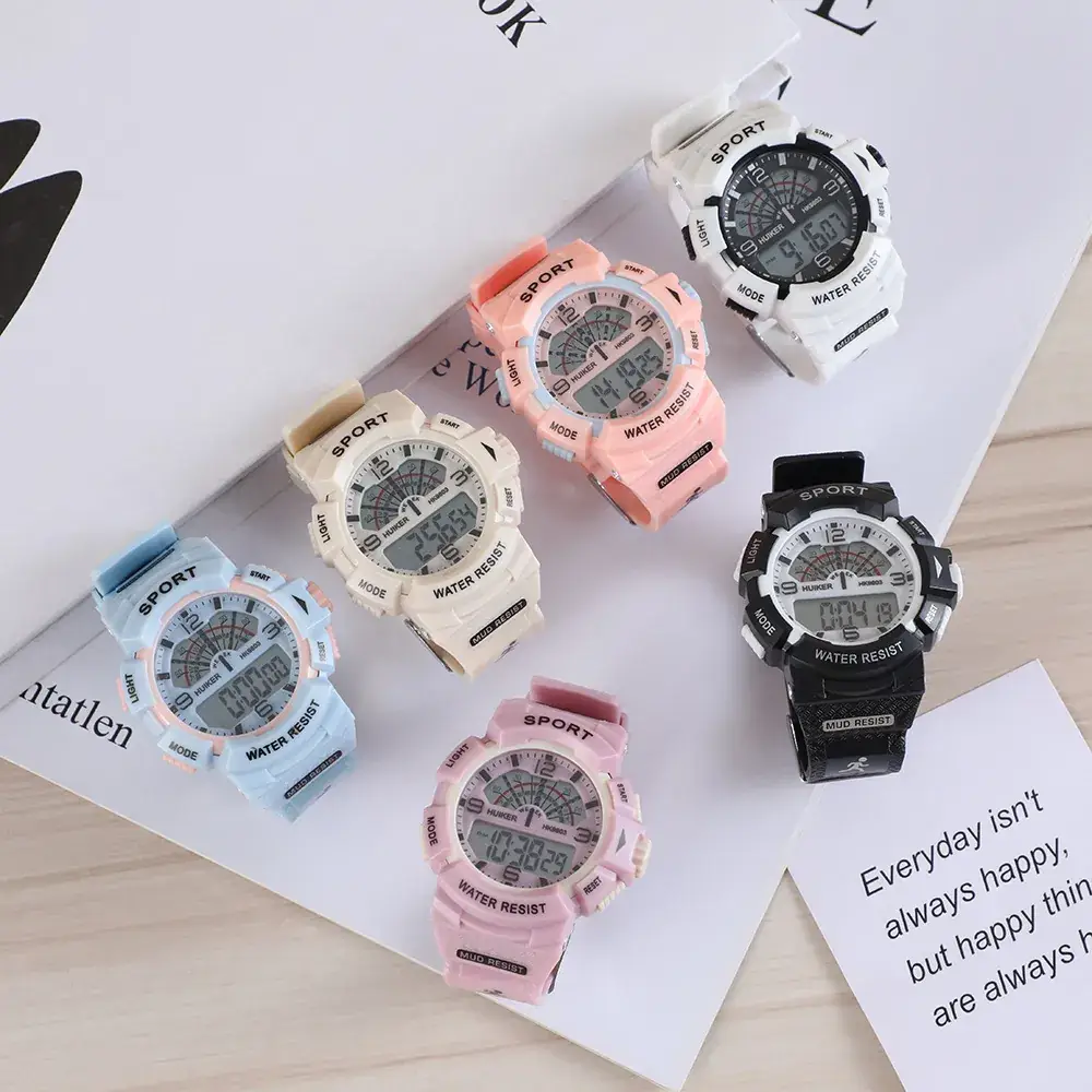 College Girls Digital Silicone Watches Outdoor Sports - Image 4