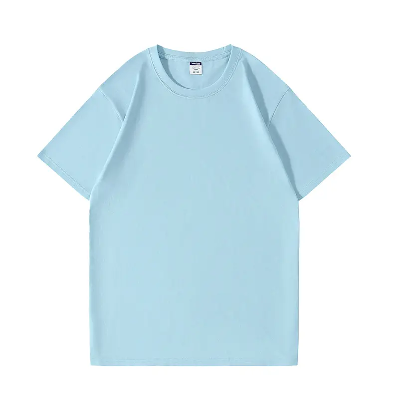 Men Light Blue 25 Summer T-Shirt Loose Casual - Image 11
