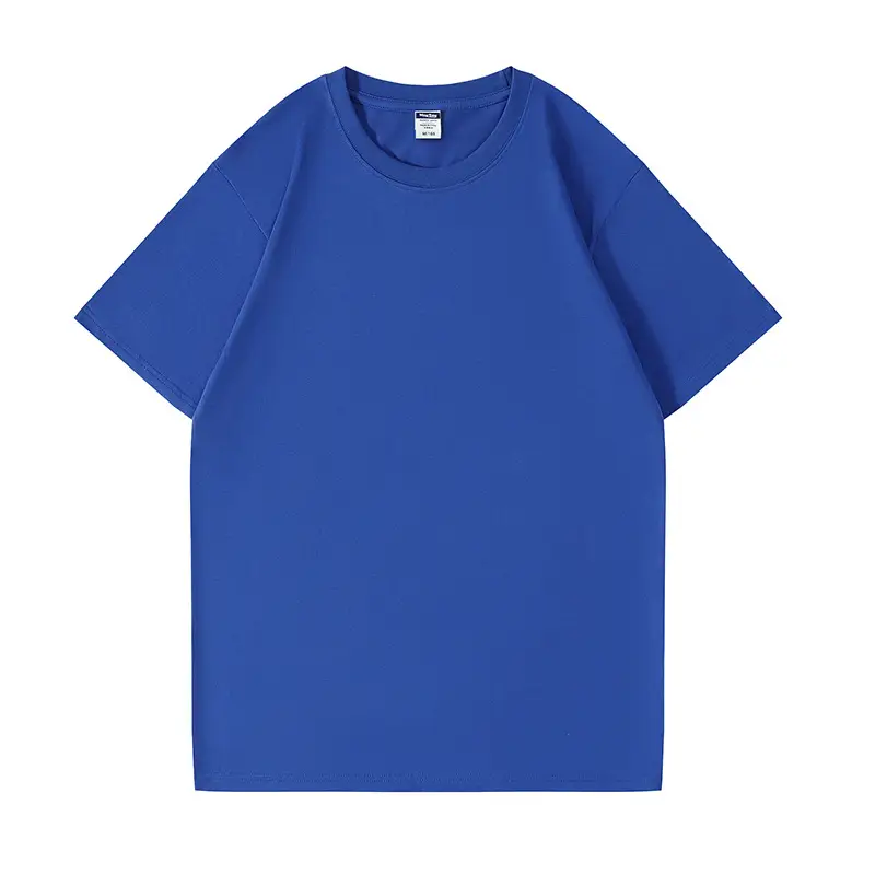 Men Light Blue 25 Summer T-Shirt Loose Casual - Image 19