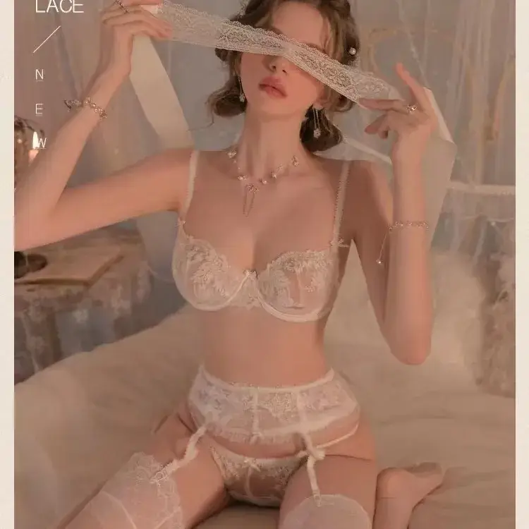 French Lace Push Up Bra Underwear Top