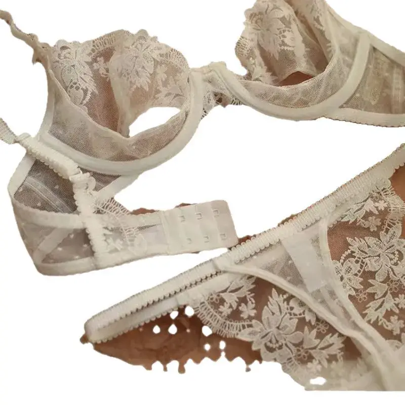 French Lace Push Up Bra Underwear Top