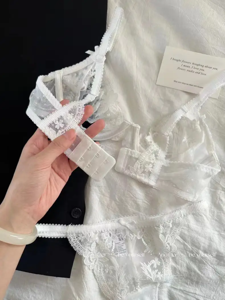 French Lace Push Up Bra Underwear Top — feature 12