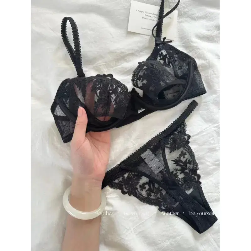 French Lace Push Up Bra Underwear Top