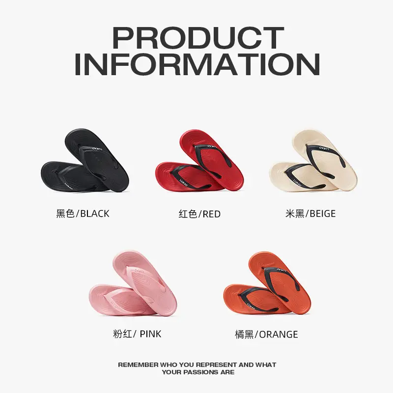 Flip flops women's summer outdoor beach slippers women's sandals Korean-style trendy non-slip beach shoes flip-flops - Image 11