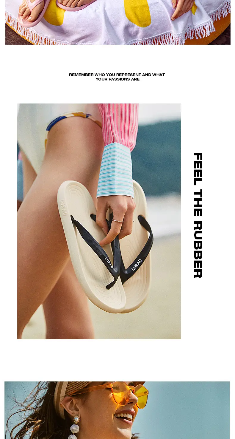 Flip flops women's summer outdoor beach slippers women's sandals Korean-style trendy non-slip beach shoes flip-flops — feature 8