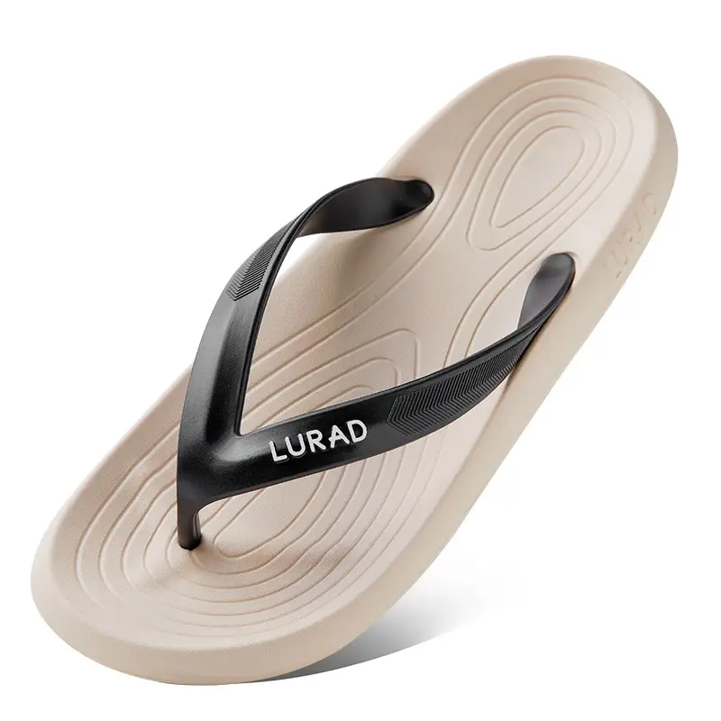 Flip flops women's summer outdoor beach slippers women's sandals Korean-style trendy non-slip beach shoes flip-flops - Image 2