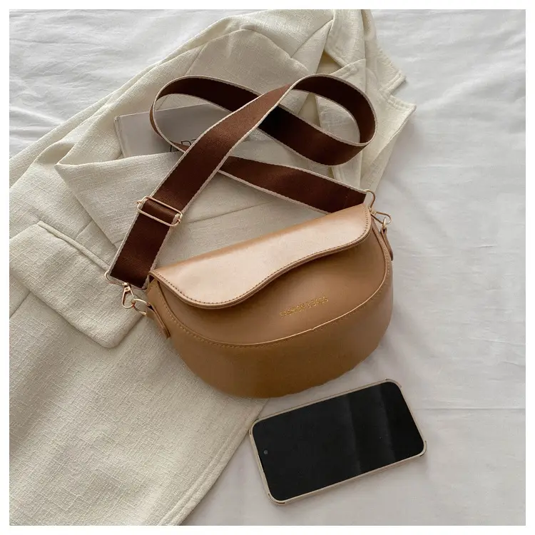 Women's Crossbody Bag Cream PU Leather 2024 Winter — feature 10