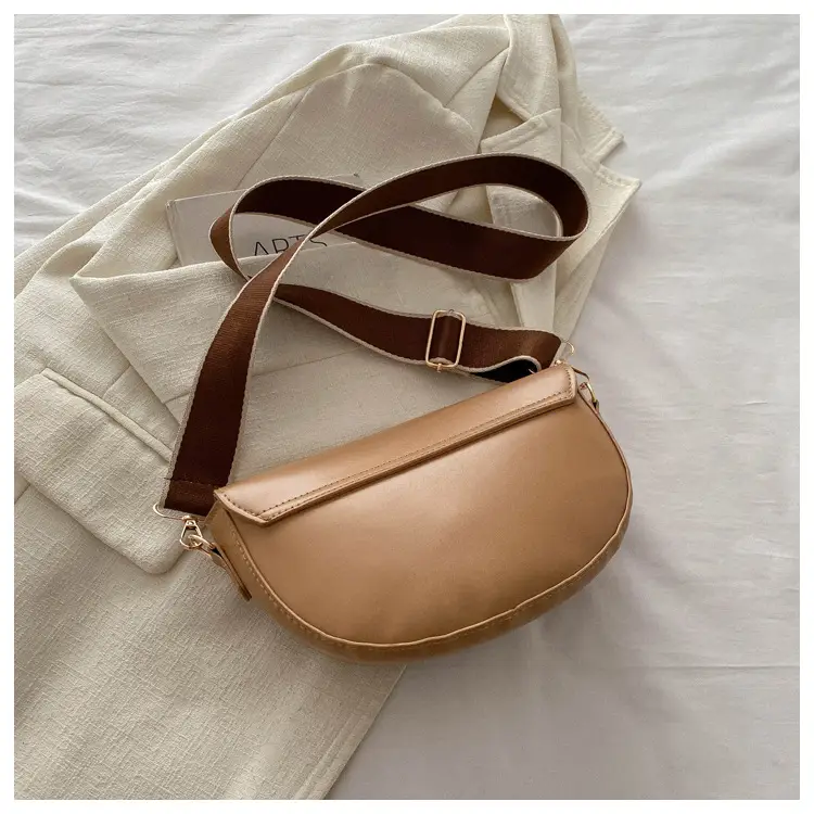 Women's Crossbody Bag Cream PU Leather 2024 Winter — feature 11