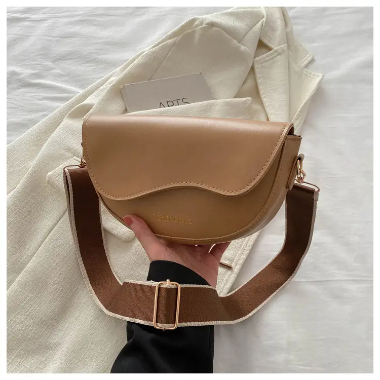 Women's Crossbody Bag Cream PU Leather 2024 Winter — feature 12