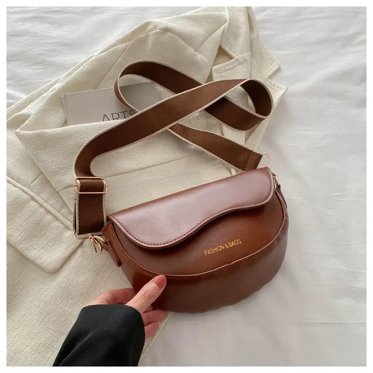 Women's Crossbody Bag Cream PU Leather 2024 Winter — feature 13
