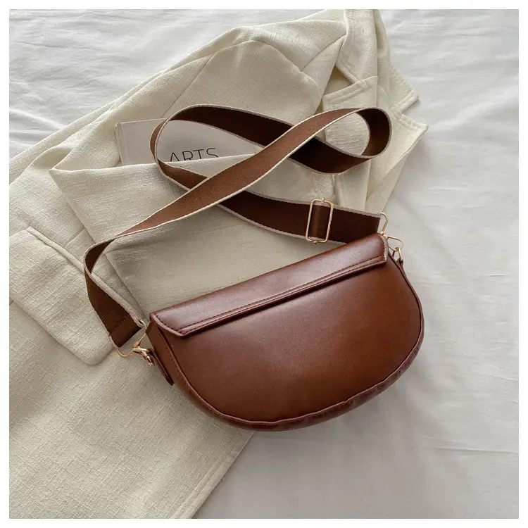 Women's Crossbody Bag Cream PU Leather 2024 Winter — feature 15