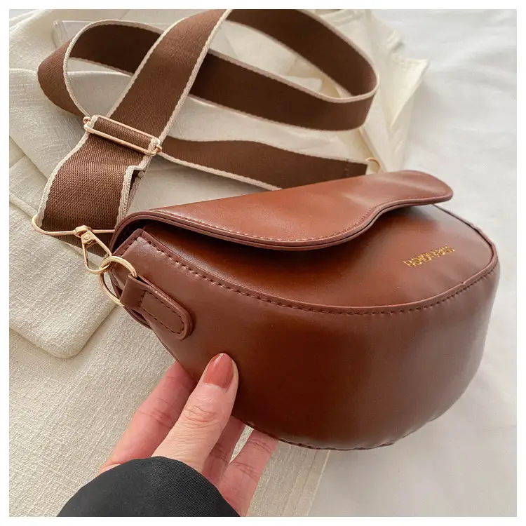 Women's Crossbody Bag Cream PU Leather 2024 Winter — feature 28