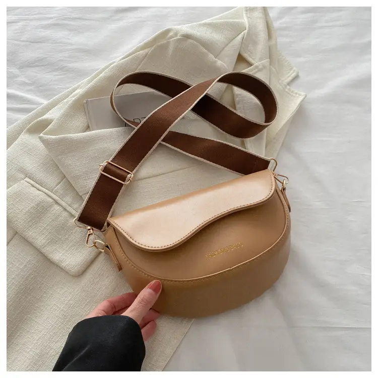 Women's Crossbody Bag Cream PU Leather 2024 Winter — feature 9