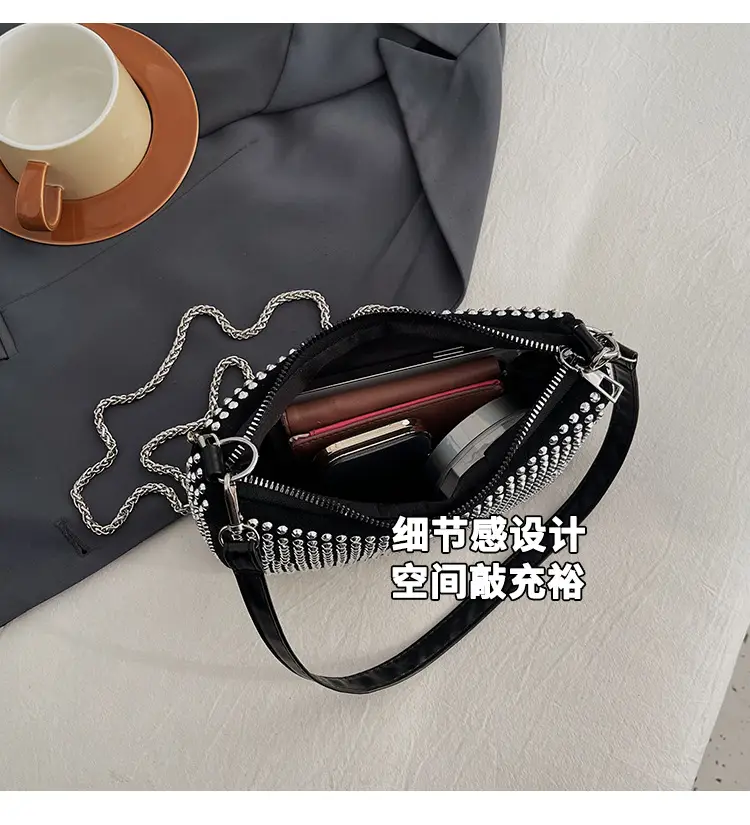 Rhinestone Shoulder Bag Women's Light Luxury 2024 Spring New — feature 10