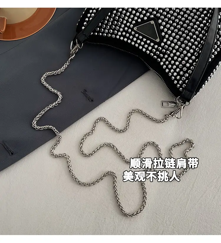 Rhinestone Shoulder Bag Women's Light Luxury 2024 Spring New — feature 6