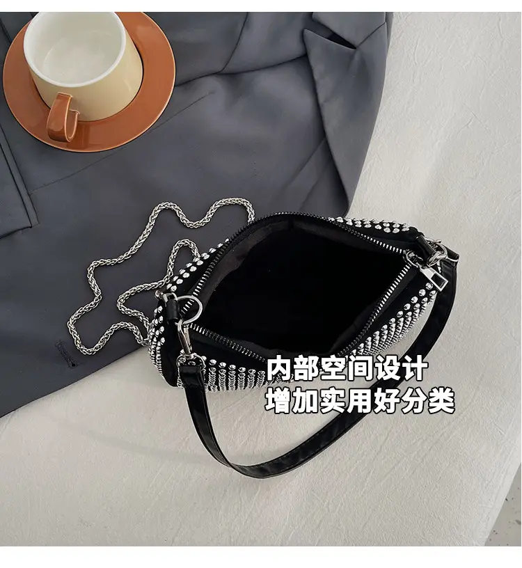 Rhinestone Shoulder Bag Women's Light Luxury 2024 Spring New — feature 9