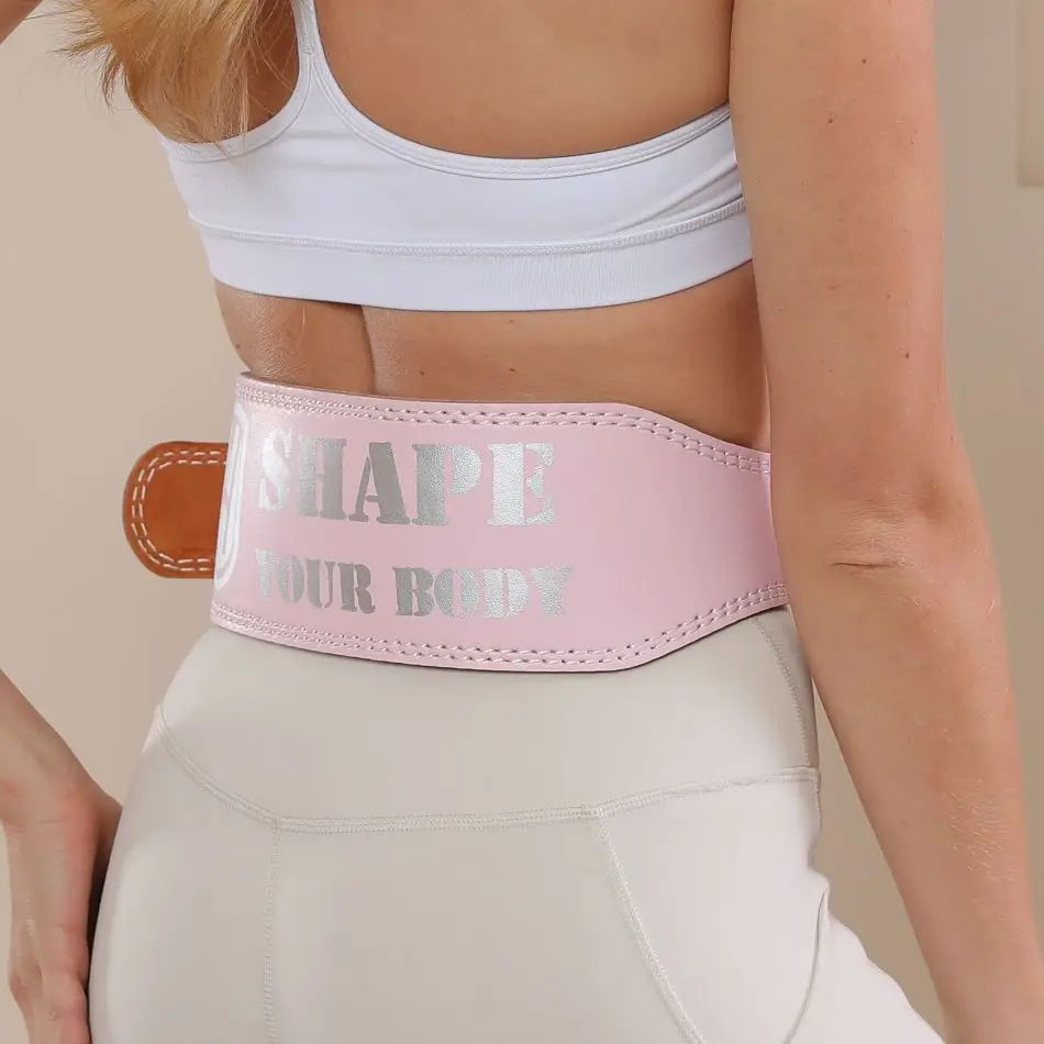 Pink PU Leather Waist Belt for Men Women — feature 1