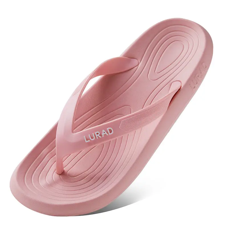 Summer Women's Flip-Flops for the Beach, Wear-Resistant, Non-Slip, Thick-Soled Beach Sandals for Outdoor Wear, Wholesale - Image 3