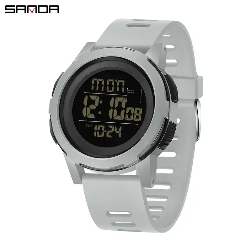 Sanda Camouflage Digital Watch for Men 10:10 - Image 14