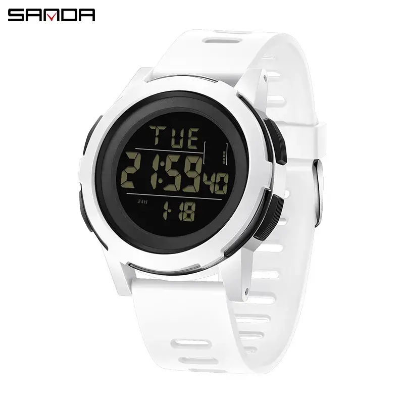 Sanda Camouflage Digital Watch for Men 10:10 - Image 8