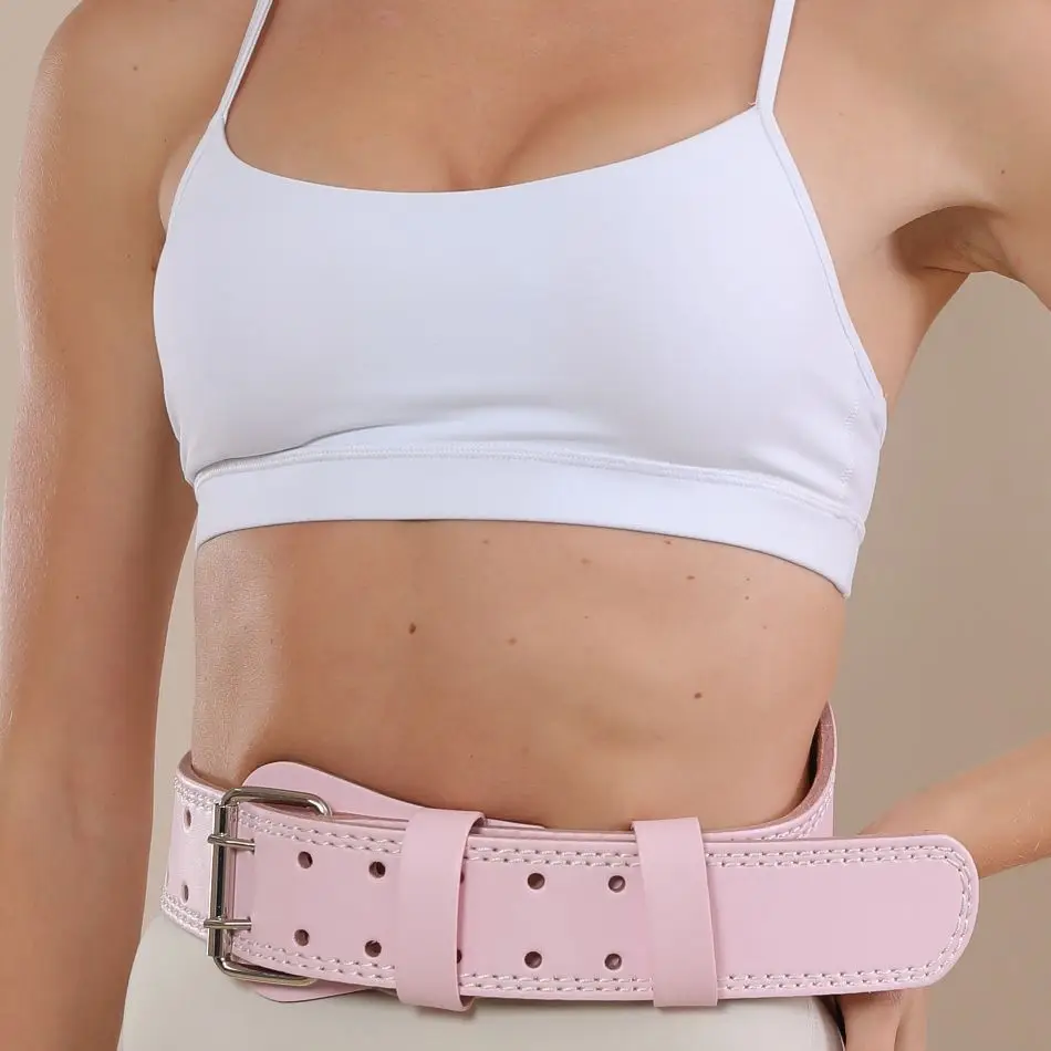 Women's Pink Waist Support Belt for Deep Squat & Hard Pulls — feature 7