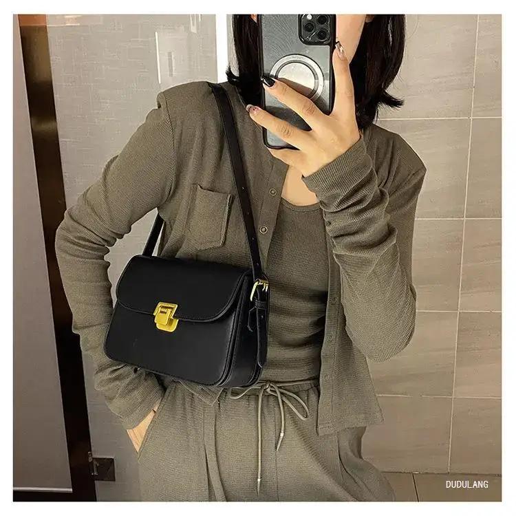 Stylish Beige Square Shoulder Bag for Women — feature 12