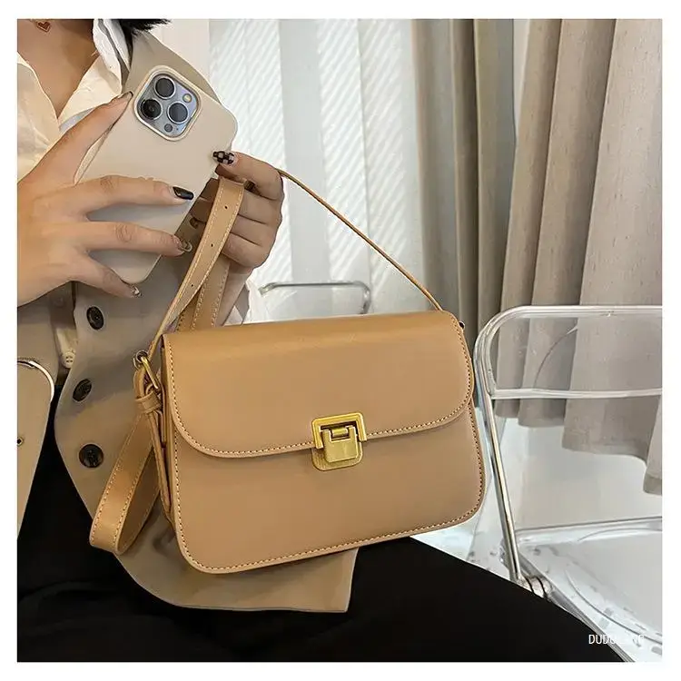 Stylish Beige Square Shoulder Bag for Women — feature 16
