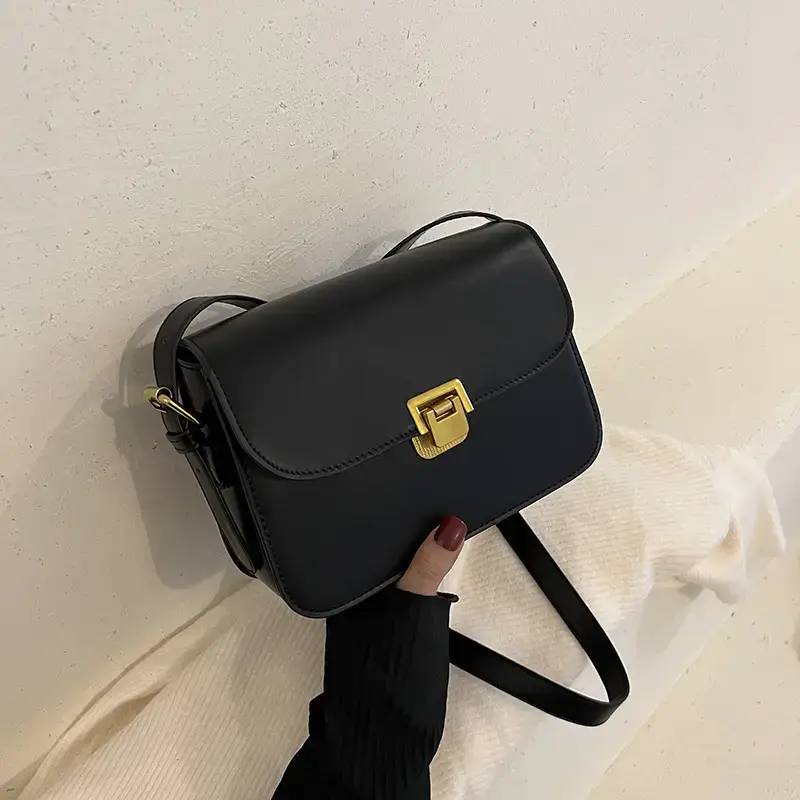 Stylish Beige Square Shoulder Bag for Women - Image 5