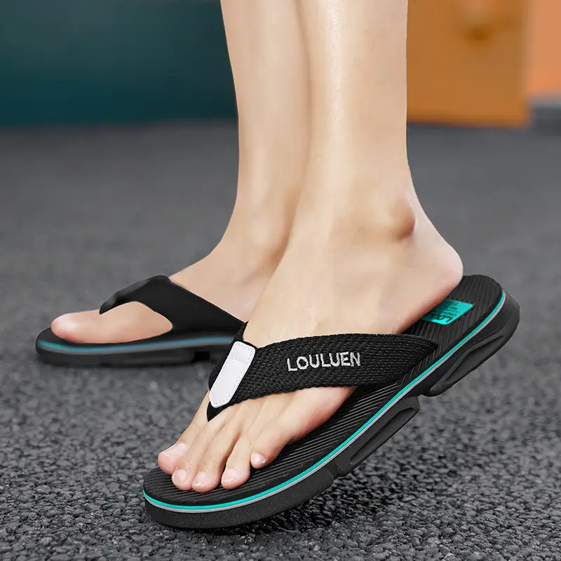 Men's Flip-Flops 2026 Summer New Style Non-Slip Men's Slippers for Outdoor Wear, Beach Korean Style Men's Flip-Flops - Image 6