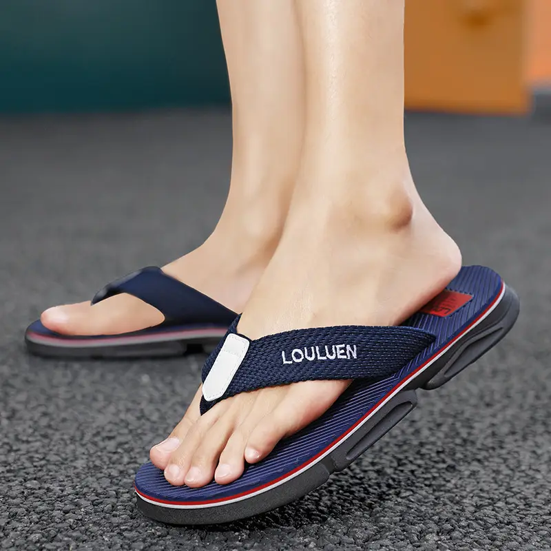 Men's Flip-Flops 2026 Summer New Style Non-Slip Men's Slippers for Outdoor Wear, Beach Korean Style Men's Flip-Flops - Image 7