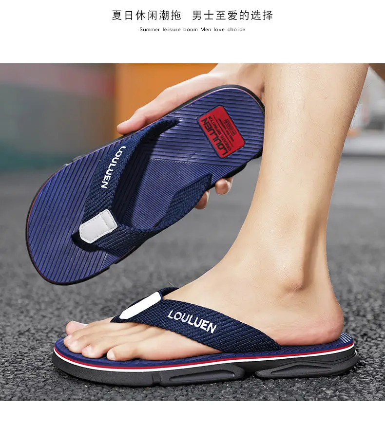 Men's Flip-Flops 2026 Summer New Style Non-Slip Men's Slippers for Outdoor Wear, Beach Korean Style Men's Flip-Flops — feature 20