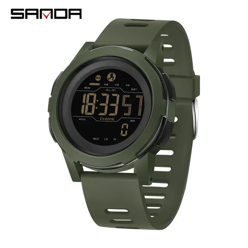 Sanda Military Camouflage Digital Watch for Teens - Image 9