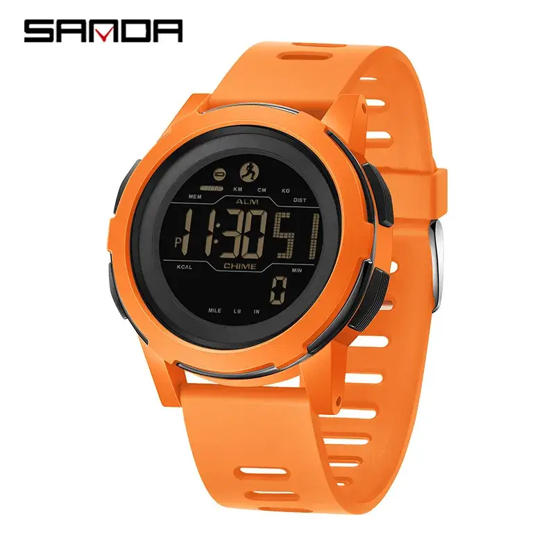 Sanda Military Camouflage Digital Watch for Teens - Image 13