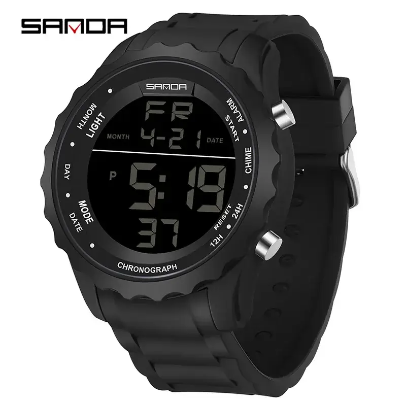 Military Camouflage Tactical Electronic Watch Multi-Functional Waterproof - Image 3