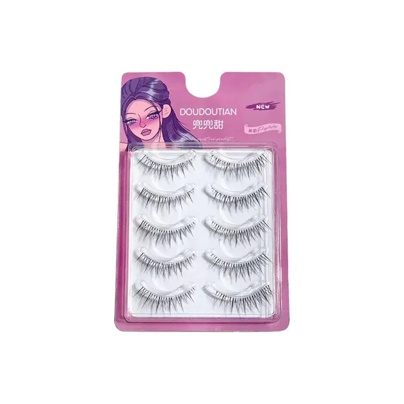 Doudoutian Sweet Baby False Eyelashes Natural Deer Eye Design - Image 6